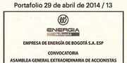 8 de mayo de 2014 - Asamblea General Extraordinaria de Accionistas 
