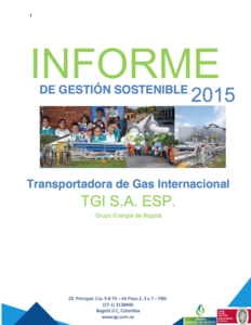 Informe de Gestión Sostenible TGI 2015