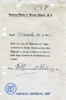 Declaración reglamento Declaración reglamento
