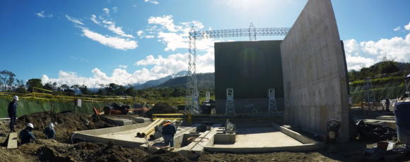 A buen ritmo avanzan las obras de construcción del foso para el reactor Crompton en la subestación Mocoa – Renacer.